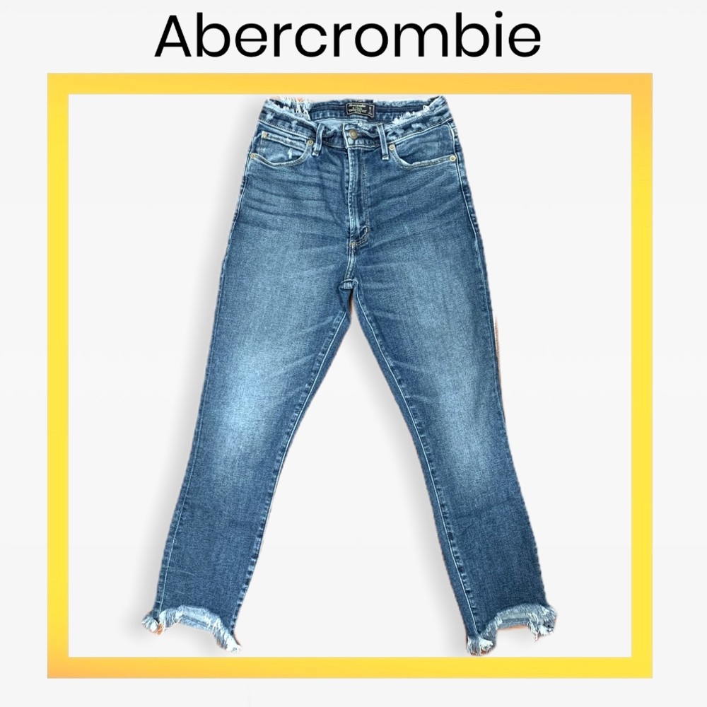 Abercrombie High Rise Ankle Jeans Size 26